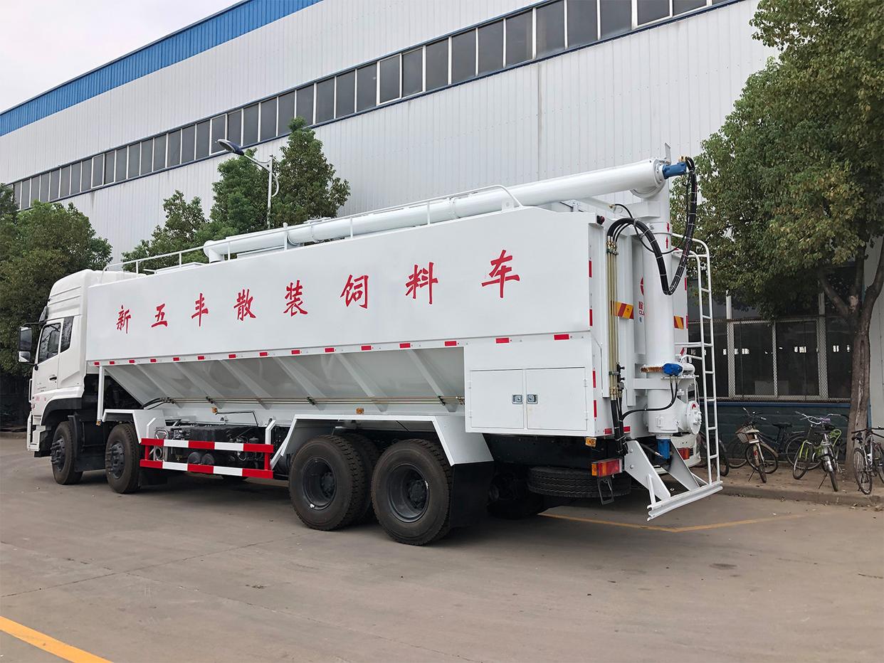 山東20噸飼料車散裝飼料運輸全流程解析